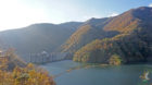 米原市の秘境の紅葉スポット「姉川ダム紅葉島」眺めも絶景！